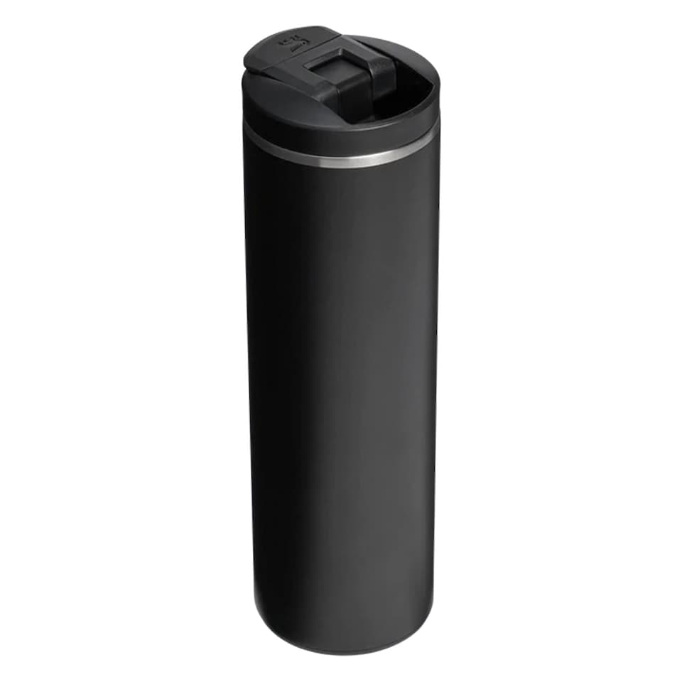 image 1 of 0.47L Insulated Stainless Steel Travel Mug Leakproof Flip Top Lid