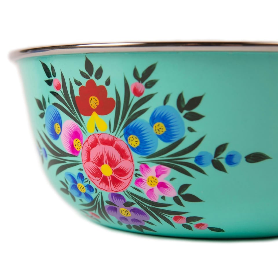 image 1 of BillyCan Picnic Bowl - 21.5cm  - Mint Pansy Green