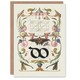image 1 of Model Book of Calligraphy Art Card Ligature Guide with Butterfly
