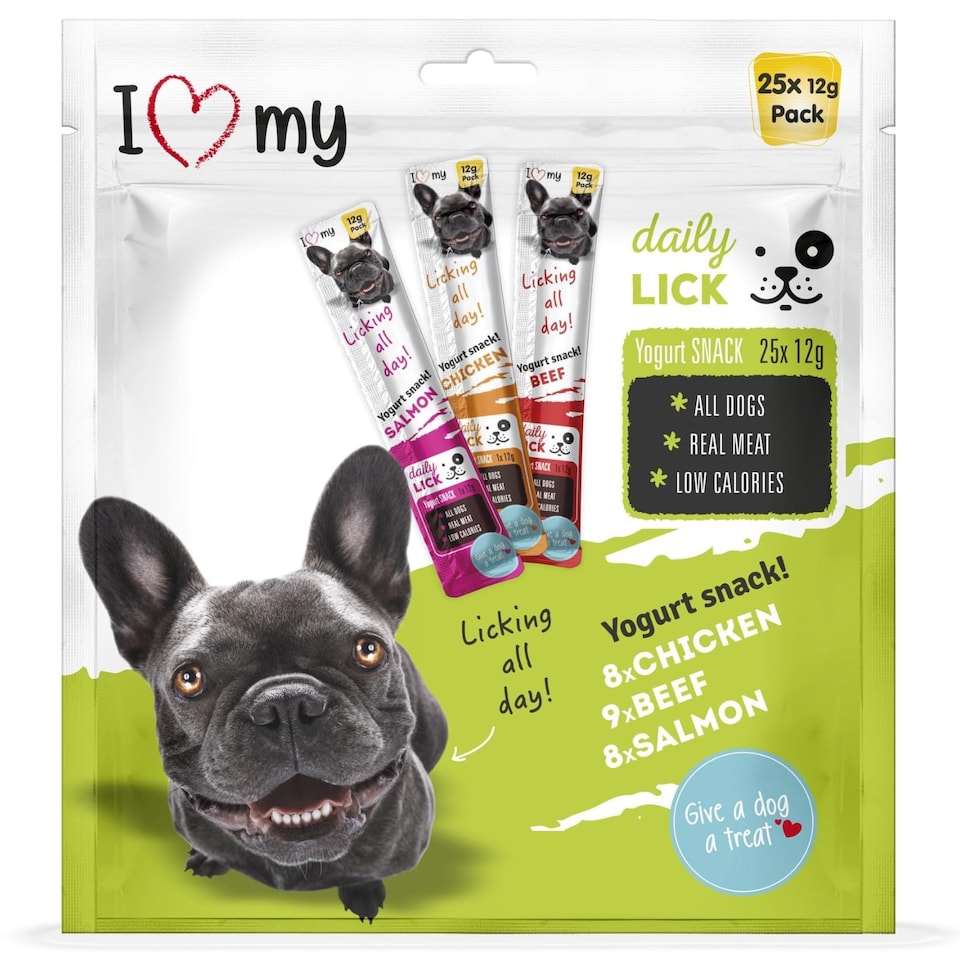 Dog Yoghurt Lickable Creamy Freeze To Make Ice Cream Style Lick Mats Topper Training Rewards Beef Chicken Salmon pet food packaging