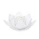 image 1 of ValueLights White Solar Powered Outdoor Waterlily Lotus Flower Decoration Garden Light