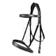 image 2 of Whitaker Madrid Leather Horse Snaffle Bridle | Black | Black | Cob | 1