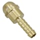 image 2 of Welding Gas Hose Connector 1/4 Hose Tail with 3/8 BSP RH + LH Thread Nuts 2pc