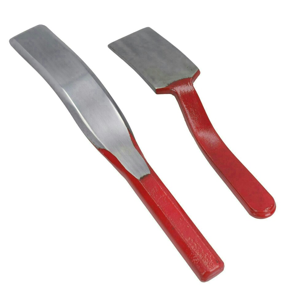 image 1 of 9pc Panel Beating Set Auto Body Dent Repair Kit Hickory Handle Hammers Dollies