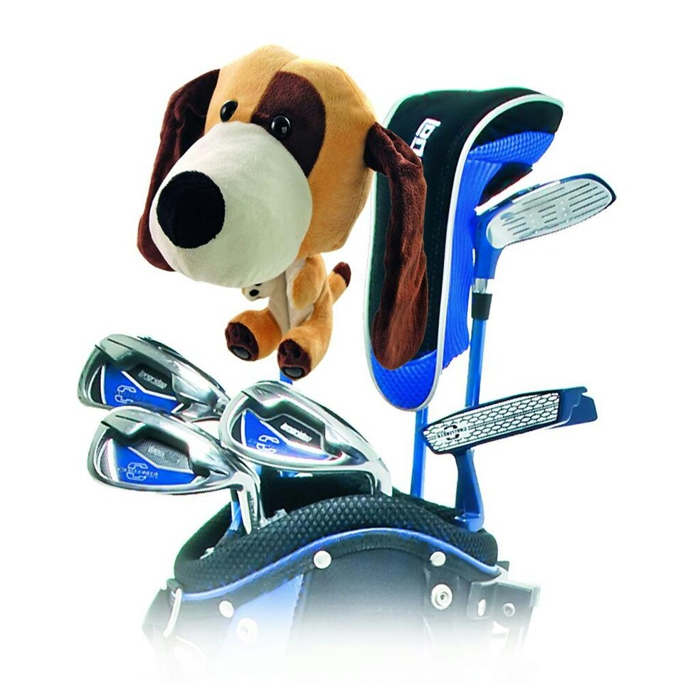 image 1 of Longridge Hugger Dog Golf Club Head Cover - Brown - One Size