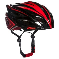 AWE AweBlade In Mould Adult Bike Helmet Medium 55-58cm Black/Red Crash Guarantee* | Black | Red