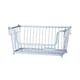 image 1 of Buckingham Multi-Purpose Stackable Storage Organising Basket 30.5 x 16 x 15 cm Light Grey