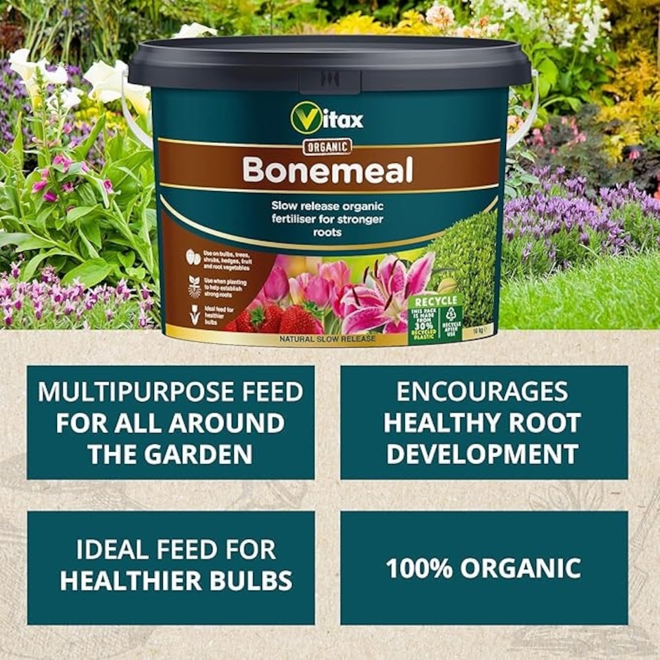 image 1 of Vitax Bonemeal Fertiliser, 10kg
