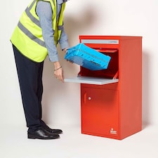 SMART PARCEL BOX® Extra Large Front & Rear Access | Red | 1
