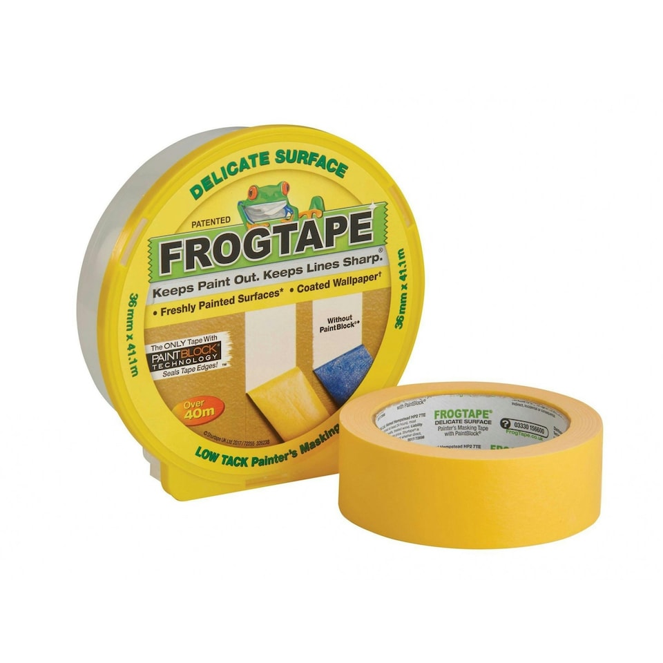 image 1 of Shurtape Frogtape Delicate Surface Masking Tape - Multi Colour - 36mm x 41.1m Box
