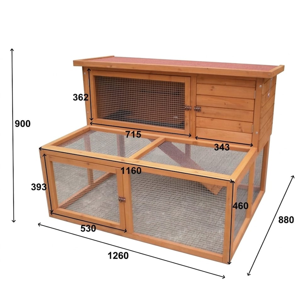 image 1 of Little Friends Tiered Hutch with Play Pen