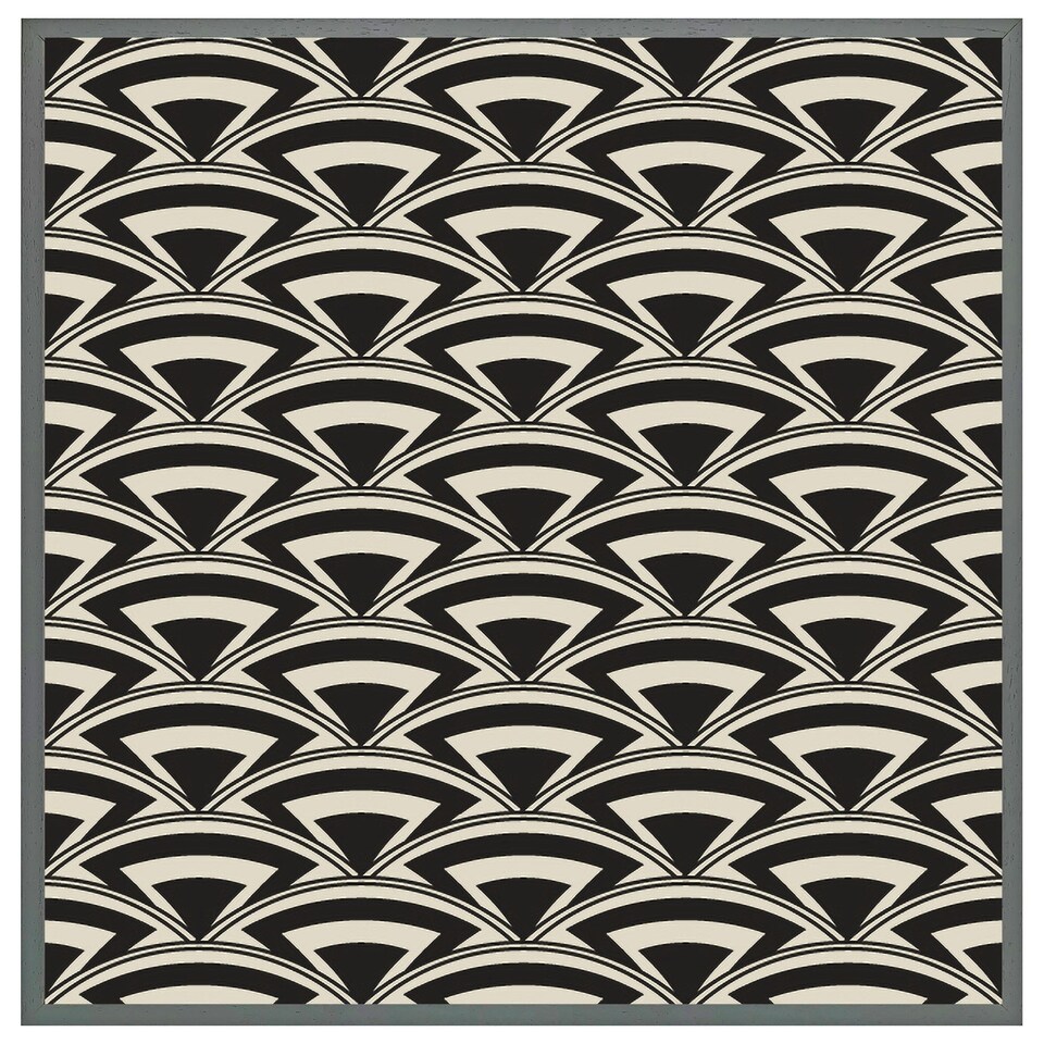 image 1 of Geometric arches (Picture Frame) Grey | L