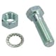 image 3 of M16 (16mm) x 45mm High Tensile Tow Bar Ball Fixing Bolts Washers + Nuts 10 Pack