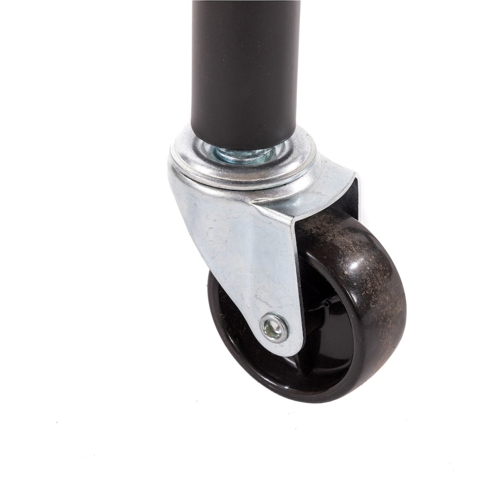 image 1 of 4ft Garment Clothes Rail Super Heavy Duty All Metal Black | Black