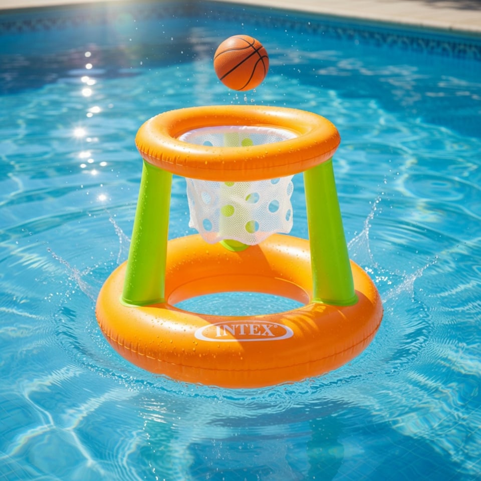 image 1 of Intex Inflatable Floating Hoop - Orange | Orange
