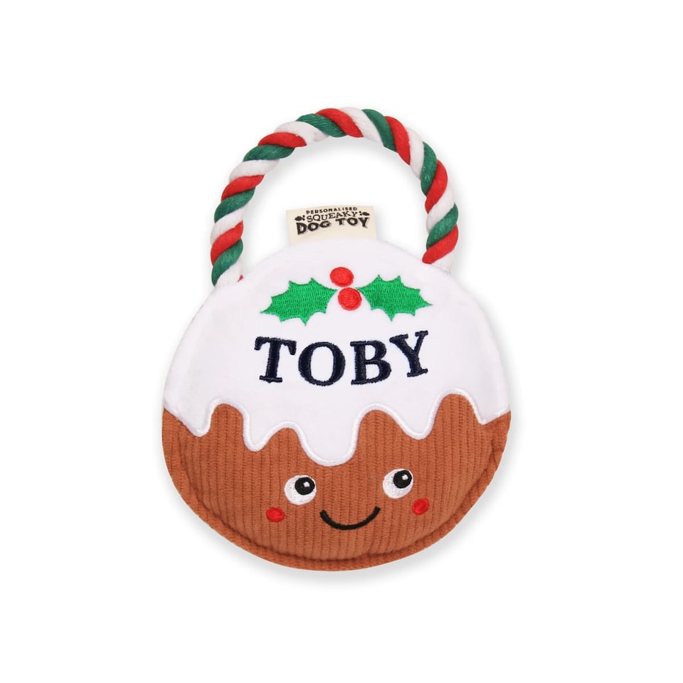 image 1 of Pre-personalised Christmas Dog Toy Gift - Over 80 Titles - Toby