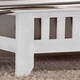 image 2 of 3ft Single White Shaker Wood Wooden Bed Frame Bedstead High Foot End
