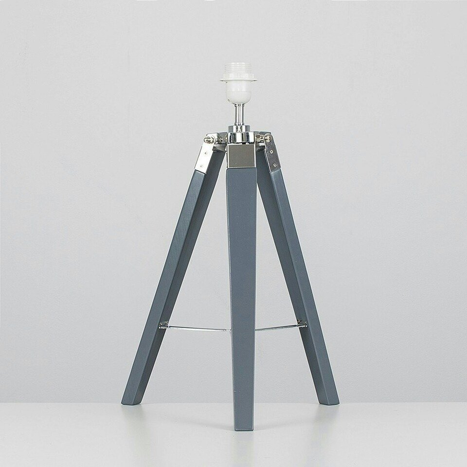 image 1 of ValueLights Clipper Grey Table Lamp Base