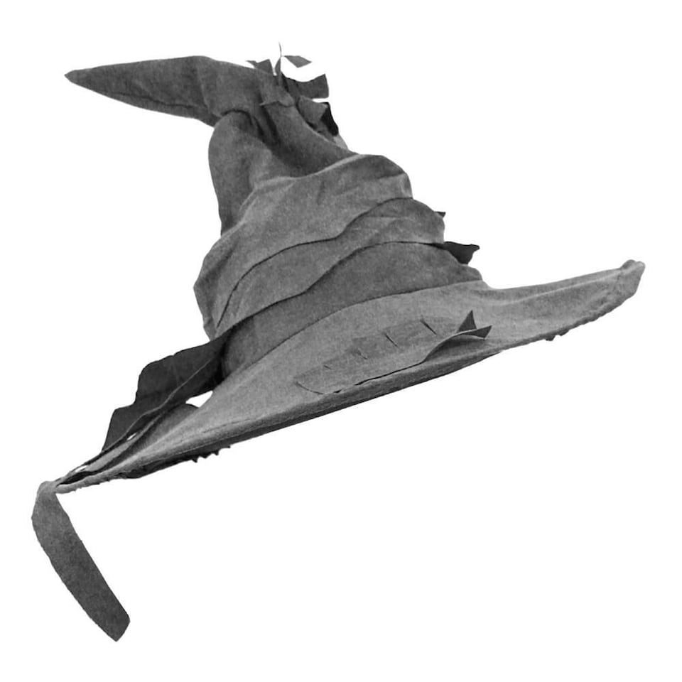 image 1 of Grey Wizard Hat – Classic Fancy Dress Accessory Grey | One Size