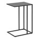 image 1 of Seaford Black Metal Side Table with Black Top