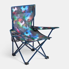 OHS Kids Football Camping Chair Folding Garden Outdoor Picnic Seat | Multi | Neon