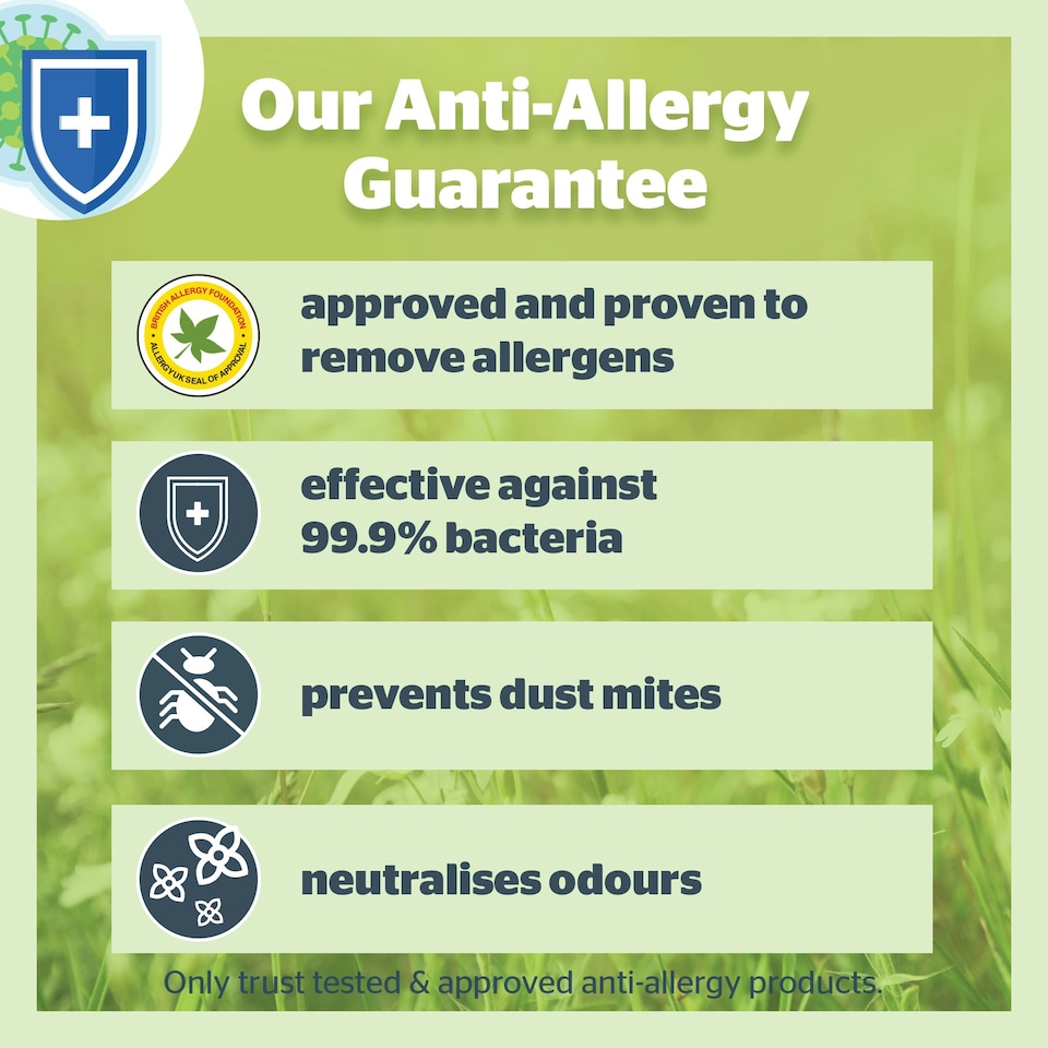 image 1 of Silentnight Luxury Anti Allergy Mattress Topper White | King