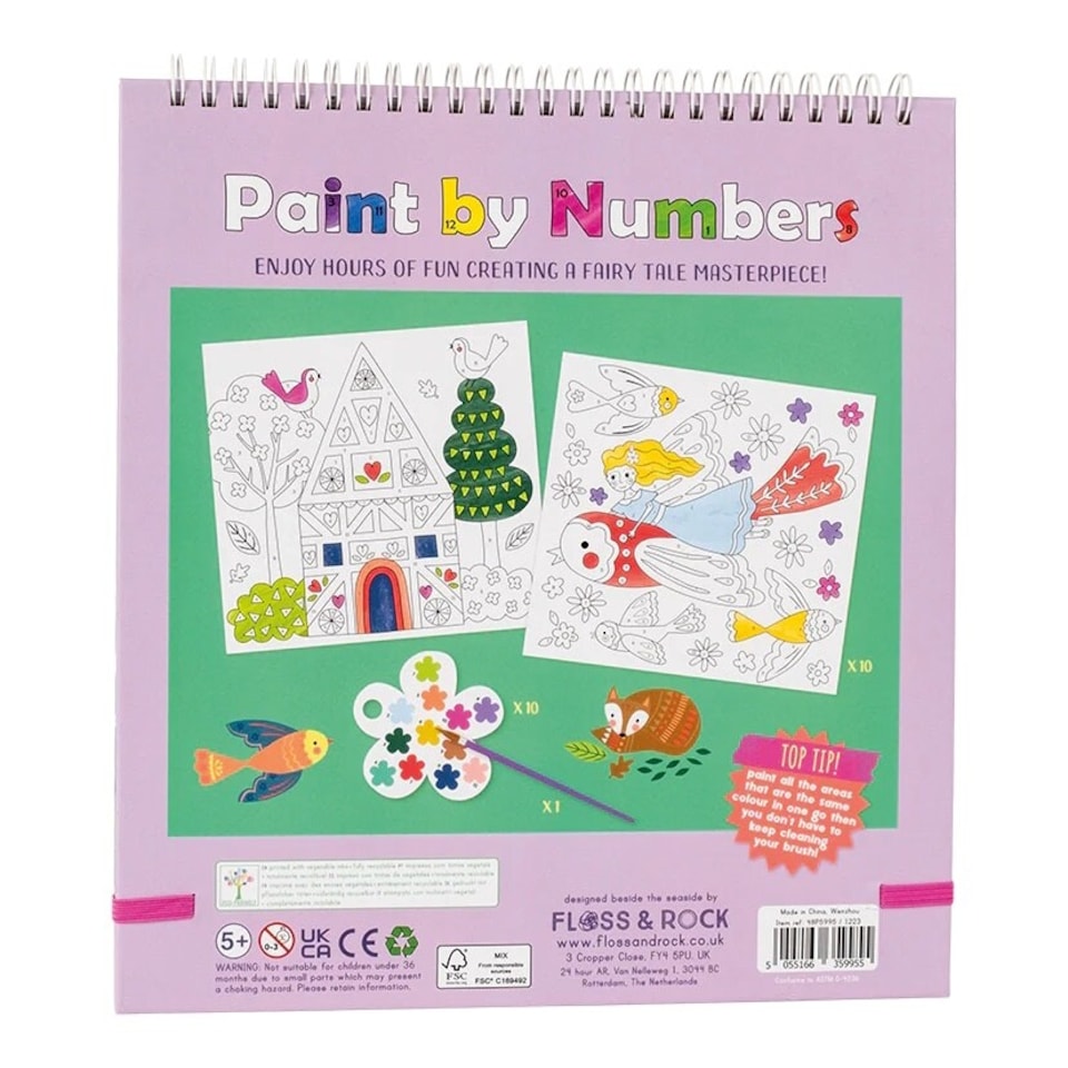 image 1 of Floss & Rock Paint by Numbers Set - Fairy Tale | Pink | 1