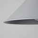 image 3 of ValueLights Waywell Grey Tapered Ceiling Light Shade with E27 LED Bulb