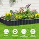 image 7 of Outsunny Metal Raised Garden Bed No Bottom DIY Large Planter Box w/ Gloves