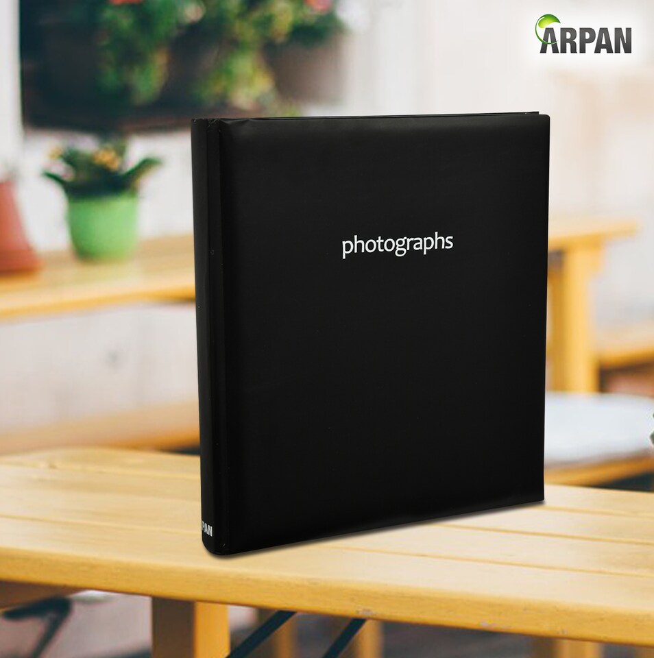 image 1 of 5"x7" Slip In Memo Bookbound Photo Album for 120 Photos – Hardcover Picture Album with Writing Space