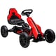 image 6 of HOMCOM Children Pedal Go Kart w/ Adjustable Seat, Handbrake - Red
