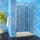 image 2 of Aica Bathrooms 1200x1850mm Sliding Shower Enclosure Shower Screen WalK In Glass Door Cubicle Chrome