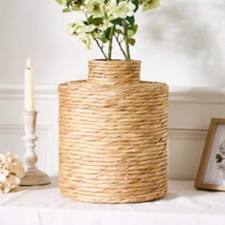 image 1 of Lakelyn Water Hyacinth Stem Vase N/A