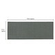 image 5 of JVL Eden Machine Washable Latex Backed Runner Doormat, 57x150cm, Grey