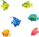image 5 of Straame 90cm LED Bubble Fish Lamp | Blue | 1