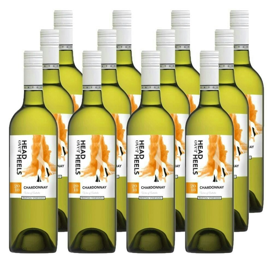 Case of 12 Head over Heels Chardonnay 75cl White Wine