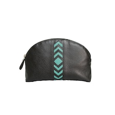 Eastern Counties Leather Womens/Ladies Becky Chevron Detail Make Up Bag - Turquoise - One size Blue