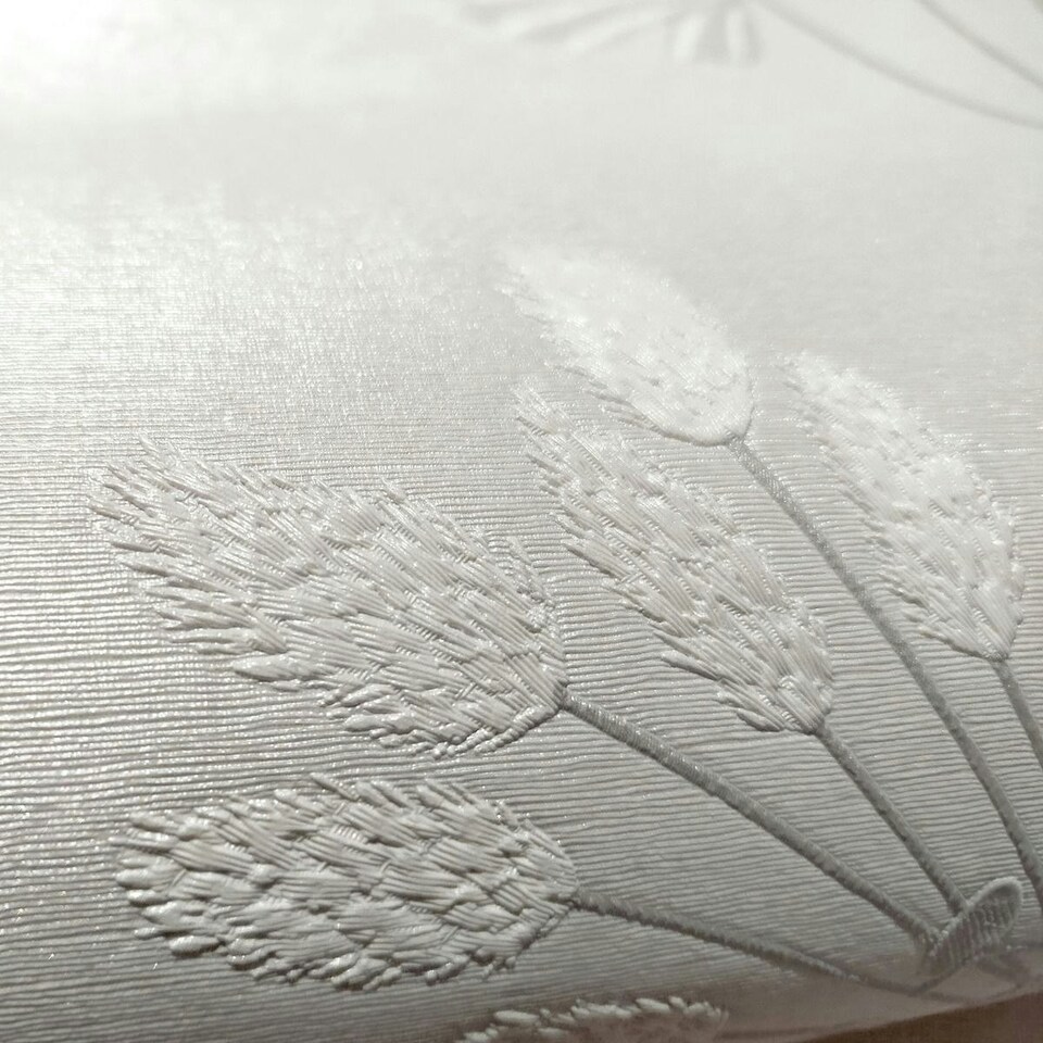 image 1 of Holden Décor Amarante Opus Heavyweight Vinyl Textured Wallpaper - Dove Grey - One Size White