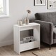 image 5 of Slim Side Table Shefa Line Focus 55 White