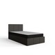 image 5 of Side Lift Ottoman Storage Bed Single Grey | Grey | Grey