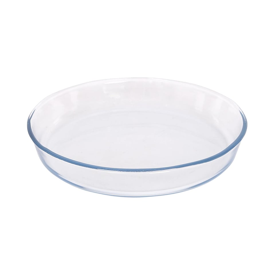 image 1 of Argon Tableware Round Glass Oven Dish - 26cm x 26cm | Clear | Clear | 26cm x 26cm