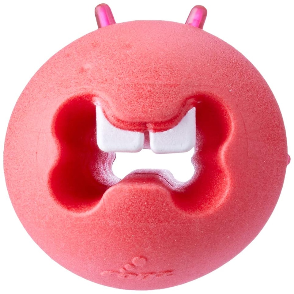 Rogz Fred Medium Treat Ball - Red 2½"