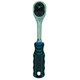 image 6 of 1/4in Drive Straight Headed Ratchet 90 Teeth Quick Release With Rubber Grip
