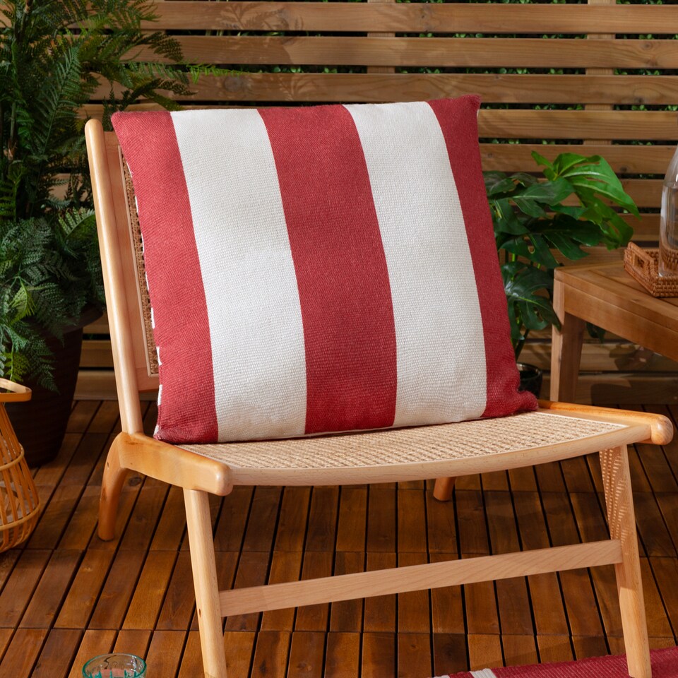 image 1 of Furn Deck Stripe Woven Outdoor Cushion