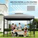 image 5 of Outsunny 3m 2 Tier Garden Gazebo Top Cover Replacement Canopy Roof