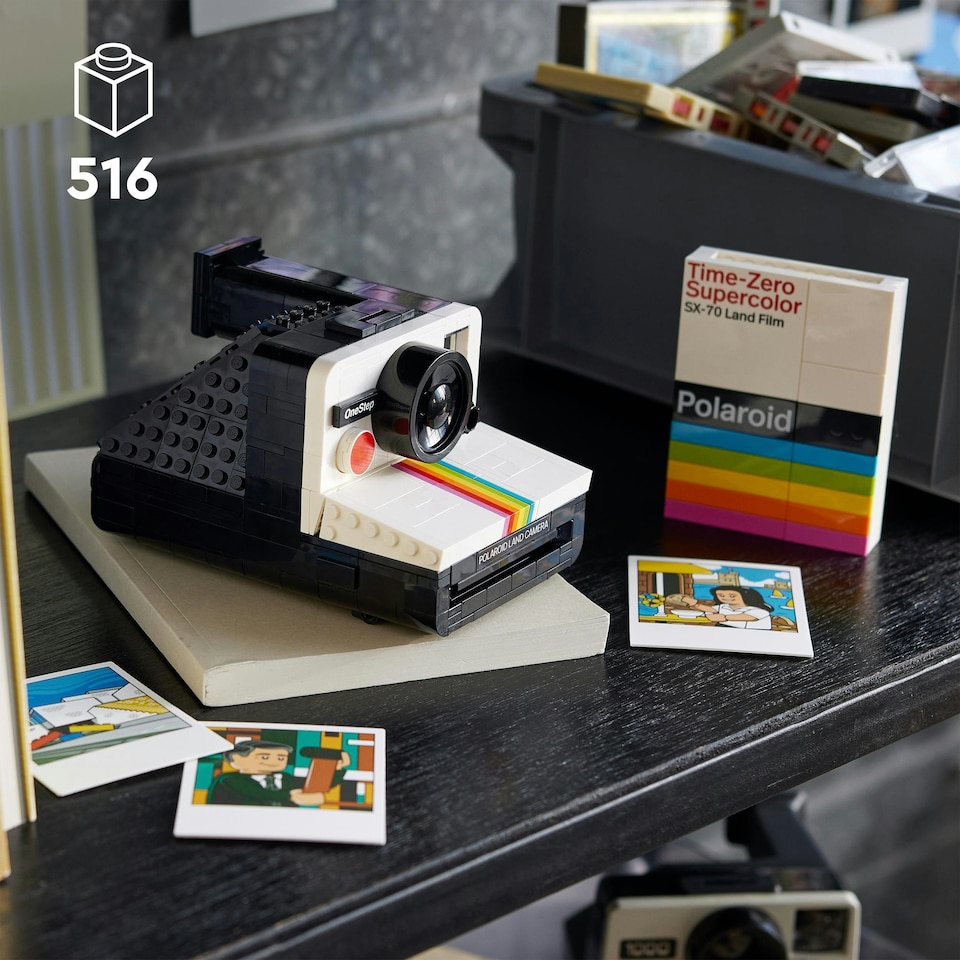 image 1 of LEGO Ideas 21345 Polaroid OneStep SX-70 Camera