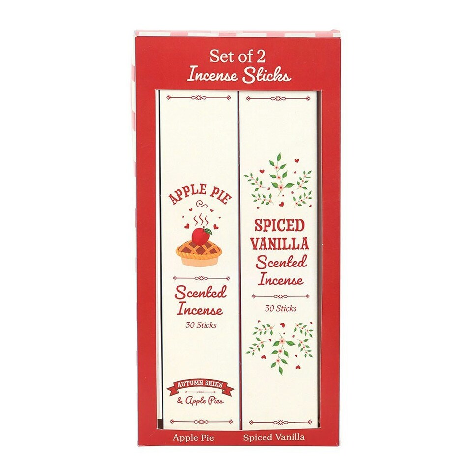 image 1 of Set of 2 Apple Pie and Spiced Vanilla Incense Stick Packs