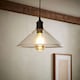 image 2 of ValueLights Taper Dome Clear Pendant Glass Shade