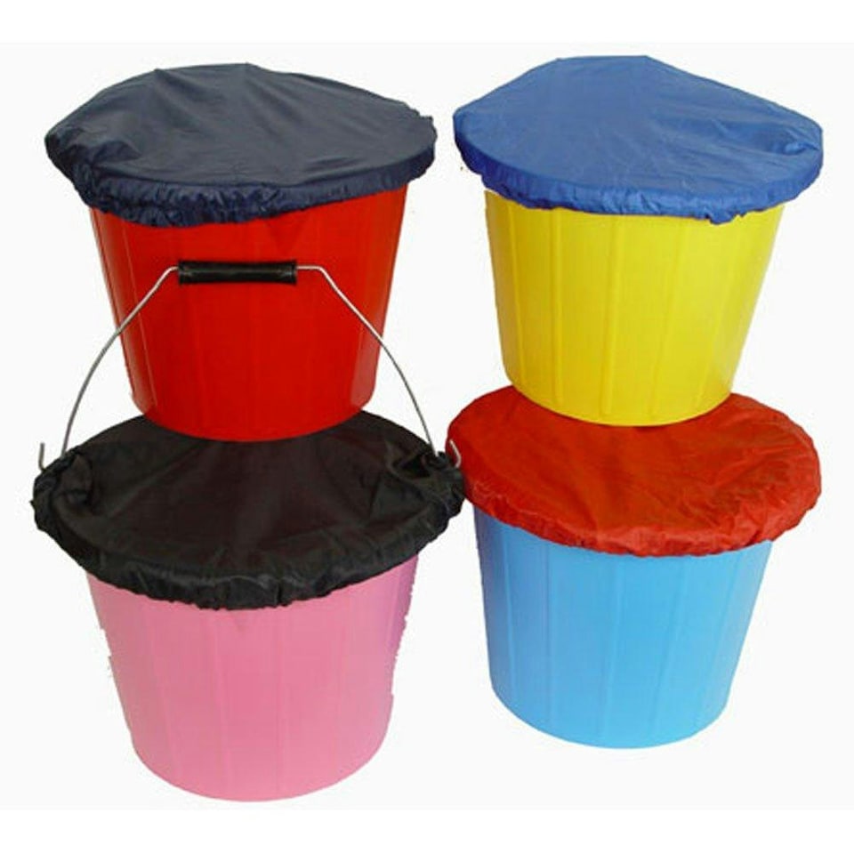 image 1 of Lincoln Stable Bucket Cover - Black - One Size