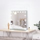 image 5 of Hollywood Vanity Mirror With 15 LED Light Bulbs Three Colour Modes Silver